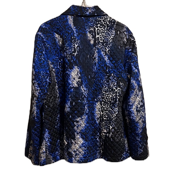 Sharon Young, Collared, Zip Up, Long Sleeves Small Coat, Multi, 12 - Picture 2 of 7